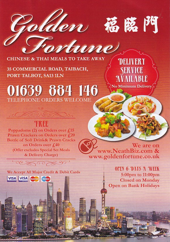 Golden Fortune Chinese, Thai Takeaway